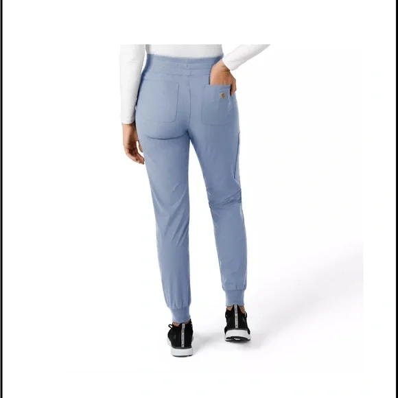 Carhartt Women's Force Essentials Periwinke Jogger Scrub Pants NWOT - Picture 2 of 8
